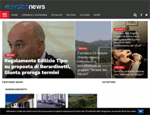 Tablet Screenshot of marsicanews.com